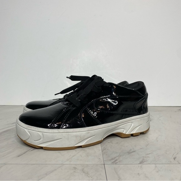 Jeffrey Campbell Limit Platform Black Patent Sneaker 8 - Picture 15 of 15